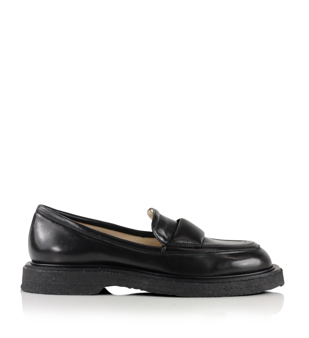 Vale loafers, sort læder