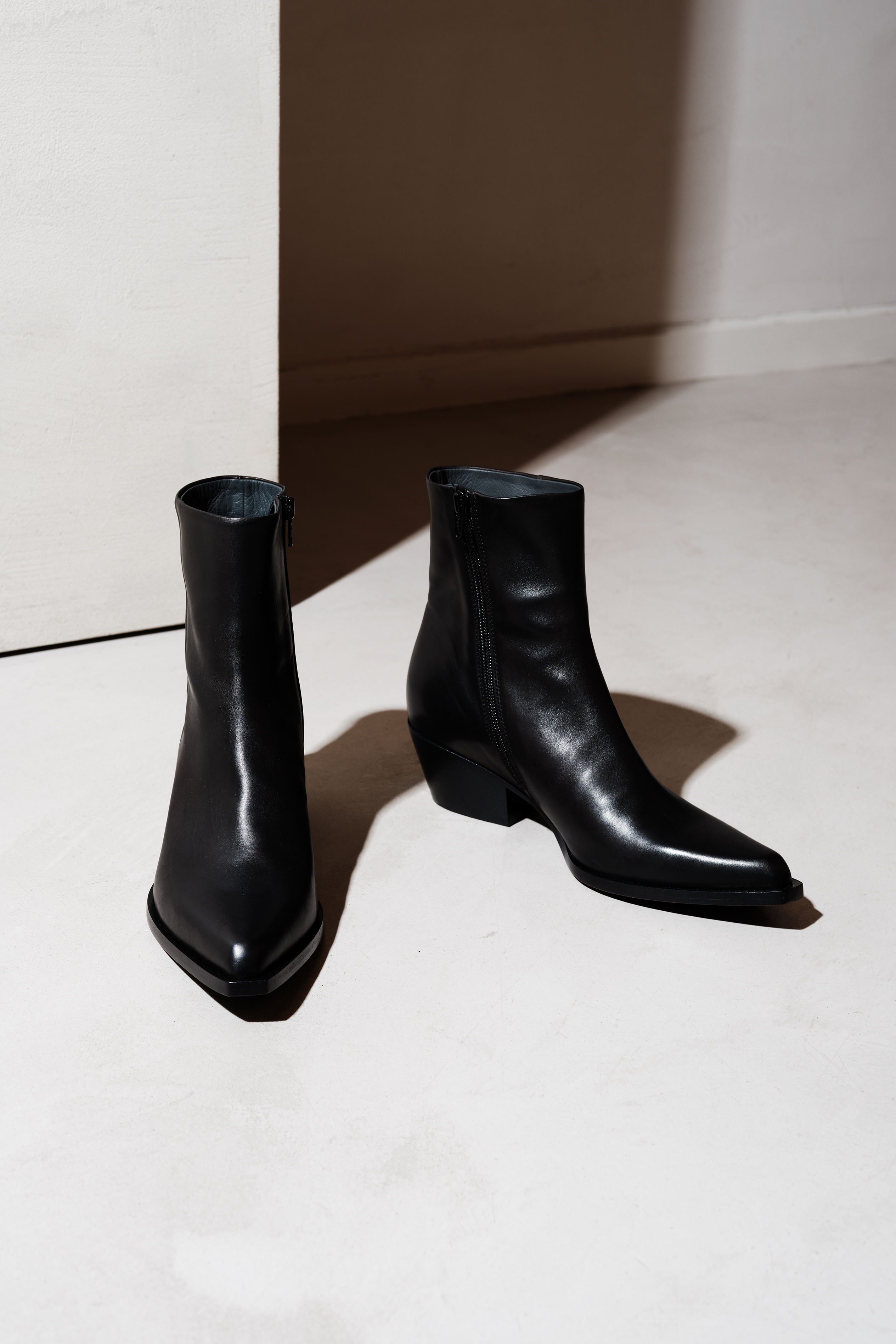 Lucy 50 støvler, sort læder