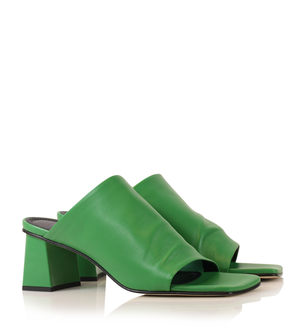 Alice sandaler, grøn læder