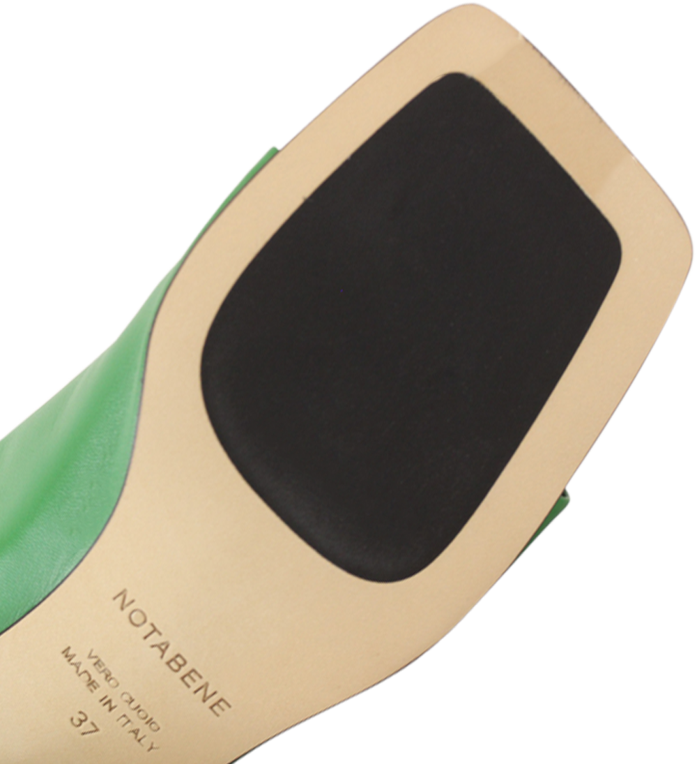 Alice sandaler, grøn læder