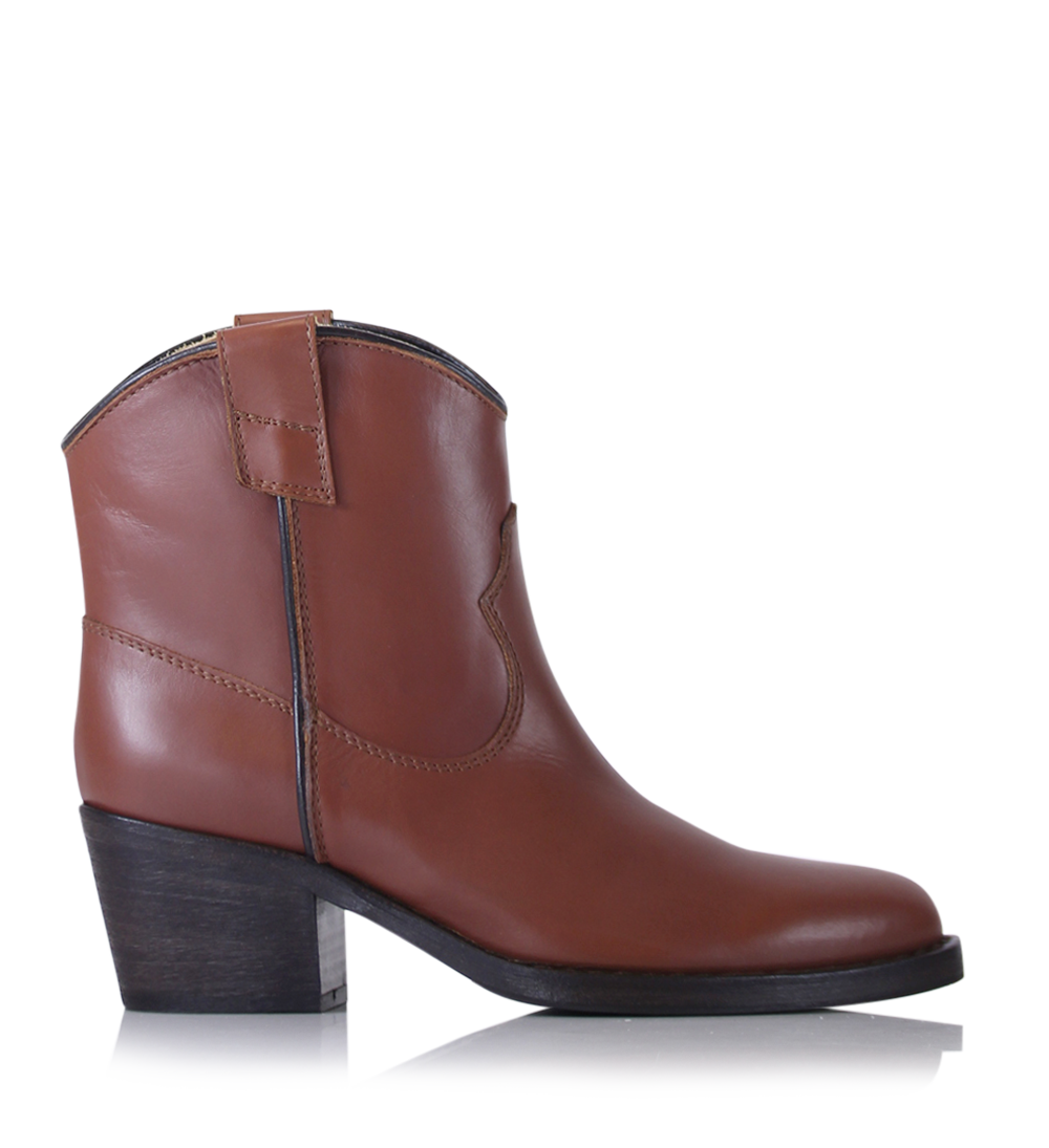 Anna 50 støvler, brun læder