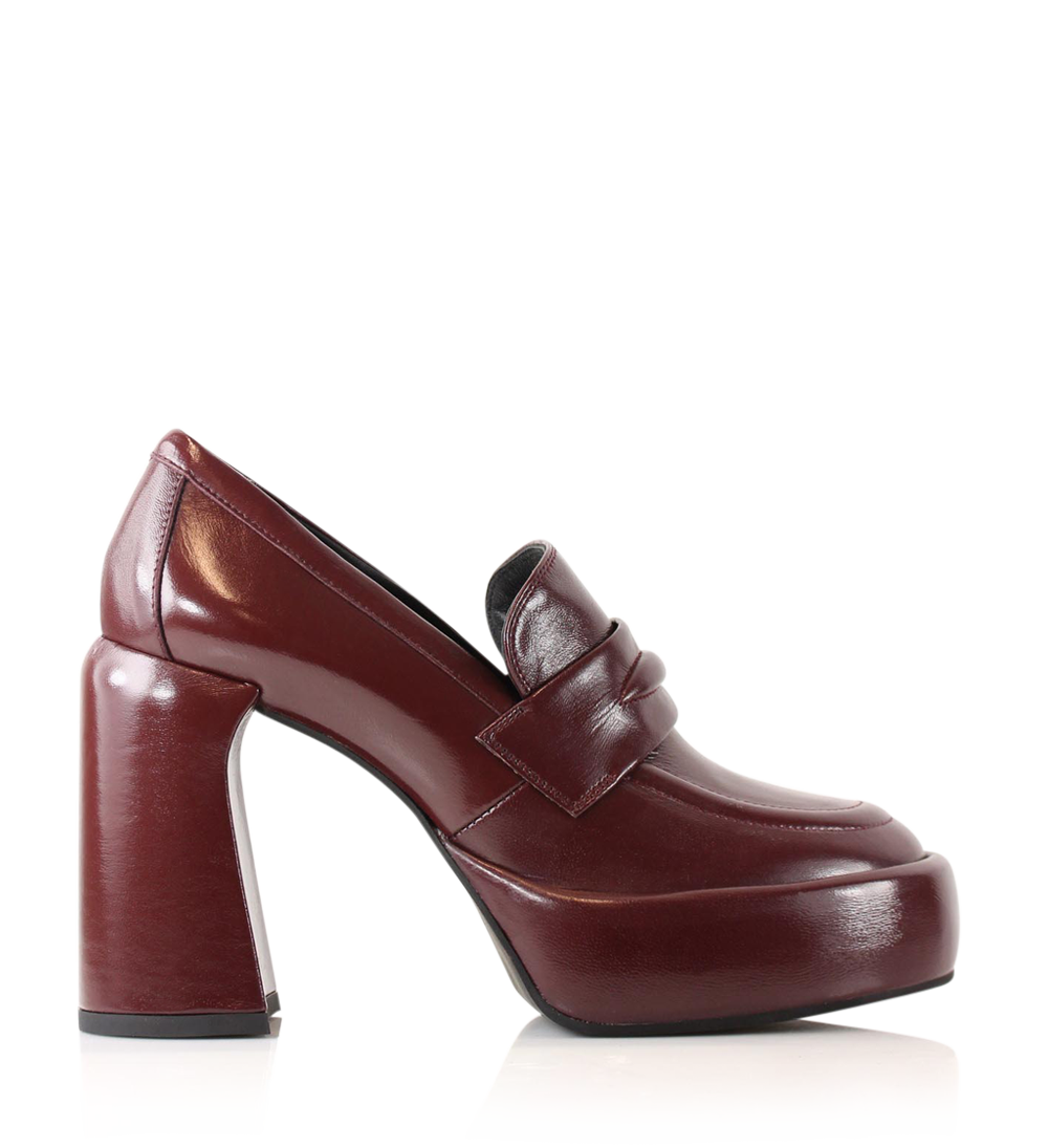 Brady 105 pumps, amarone læder