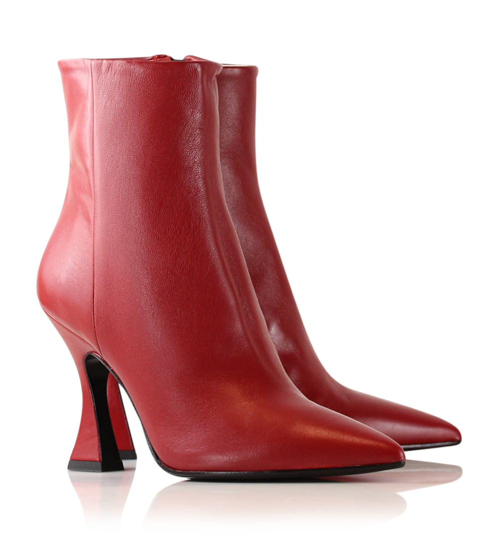 Elsa støvler, rød læder