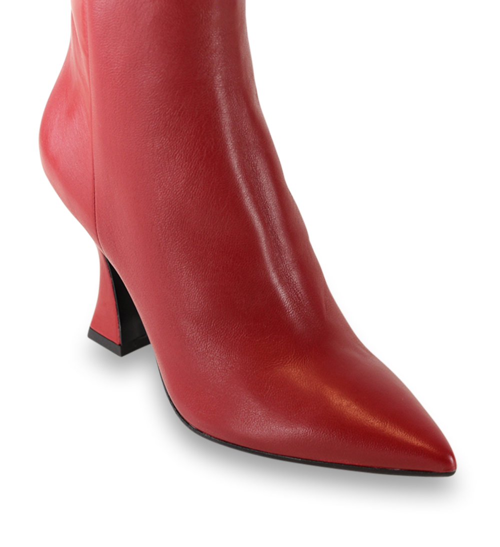 Elsa støvler, rød læder