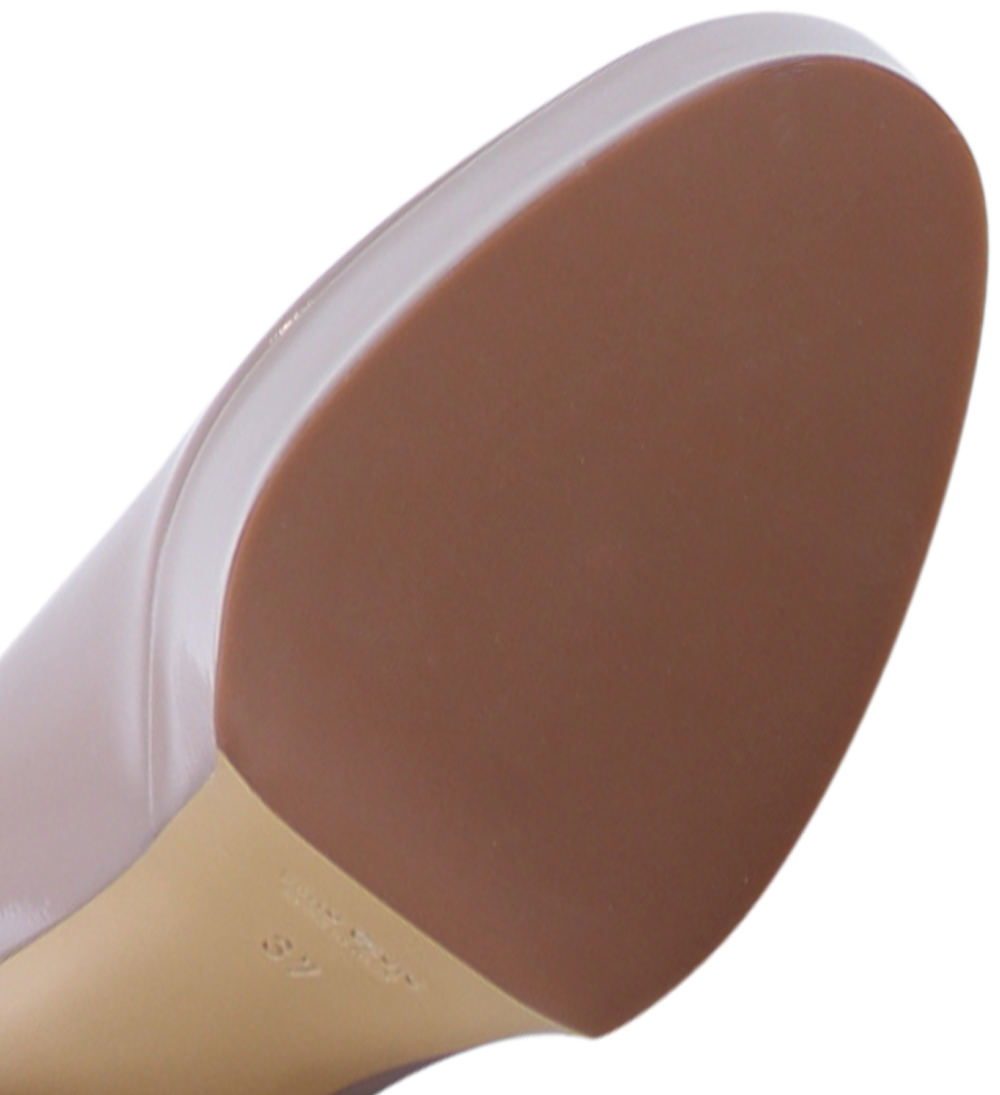Franca 100 pumps, nude lak