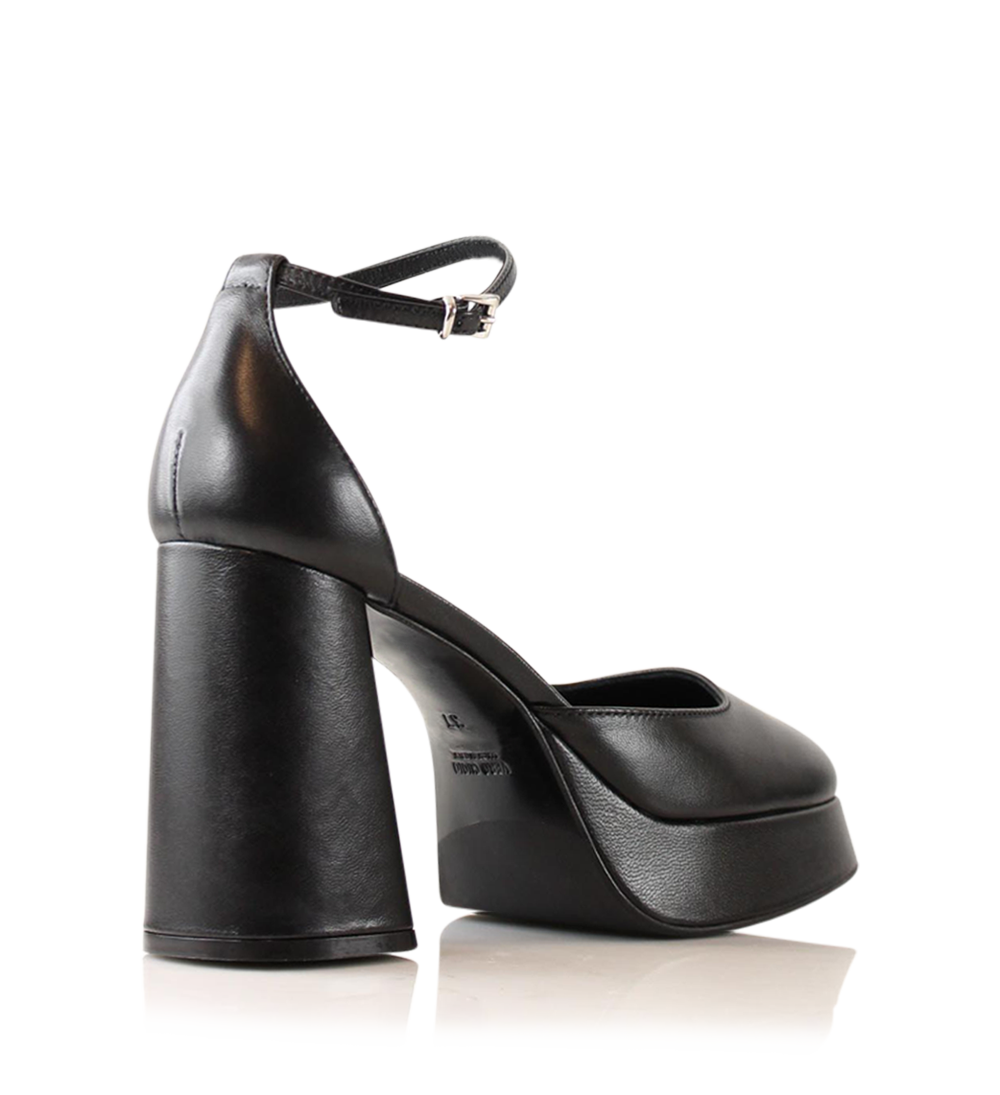 hedi 100 pumps, sort læder