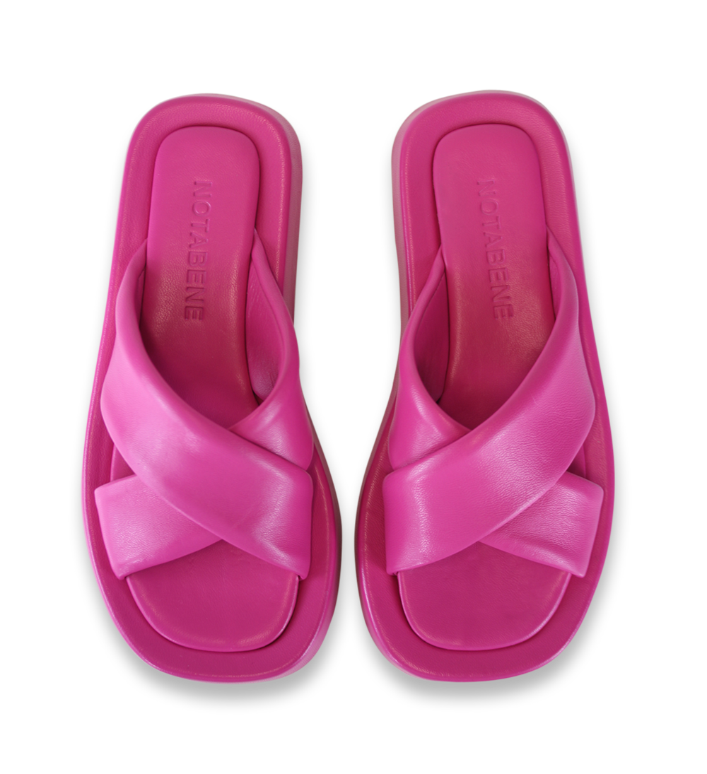 Mia sandaler, pink læder