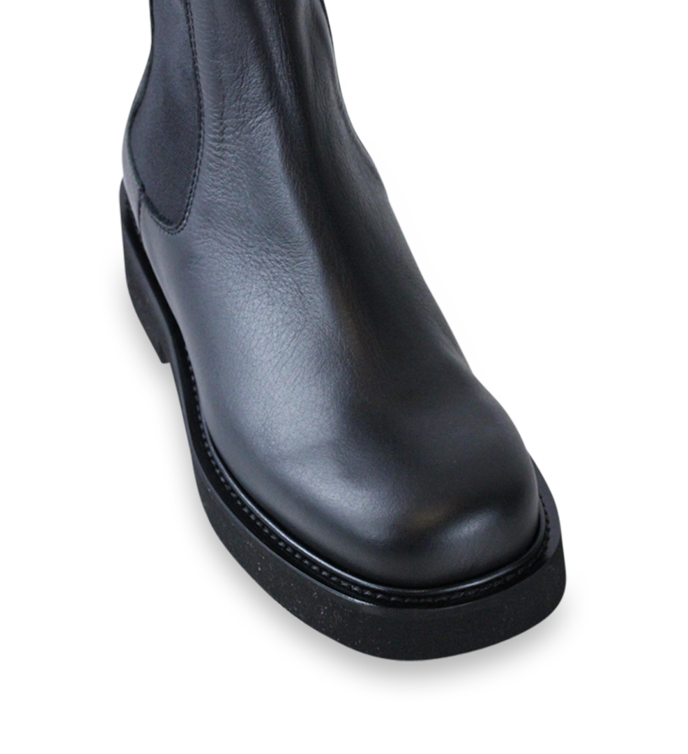 Nadia chelsea boots, black leather
