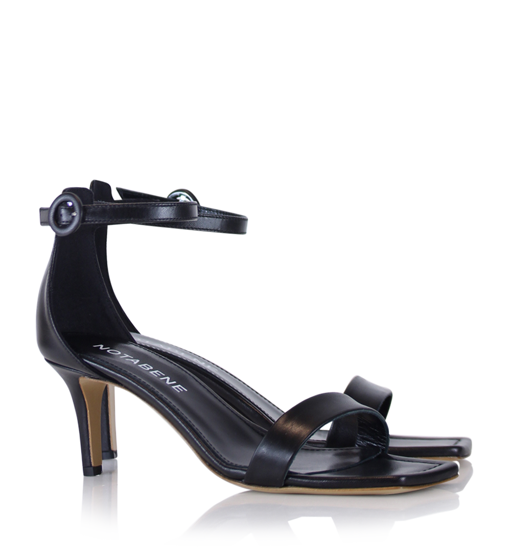 Rina 60 sandaler, sort læder