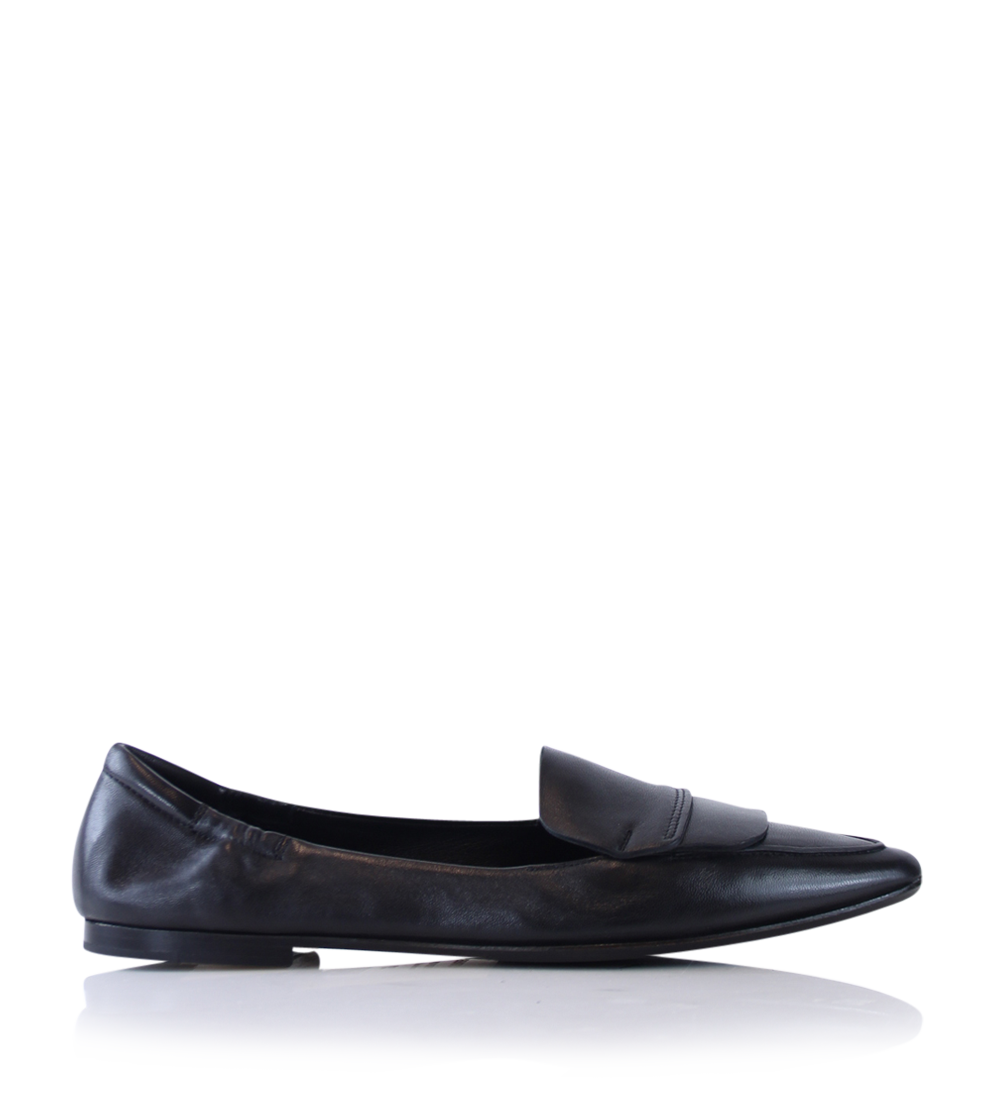 Romy loafers, sort læder