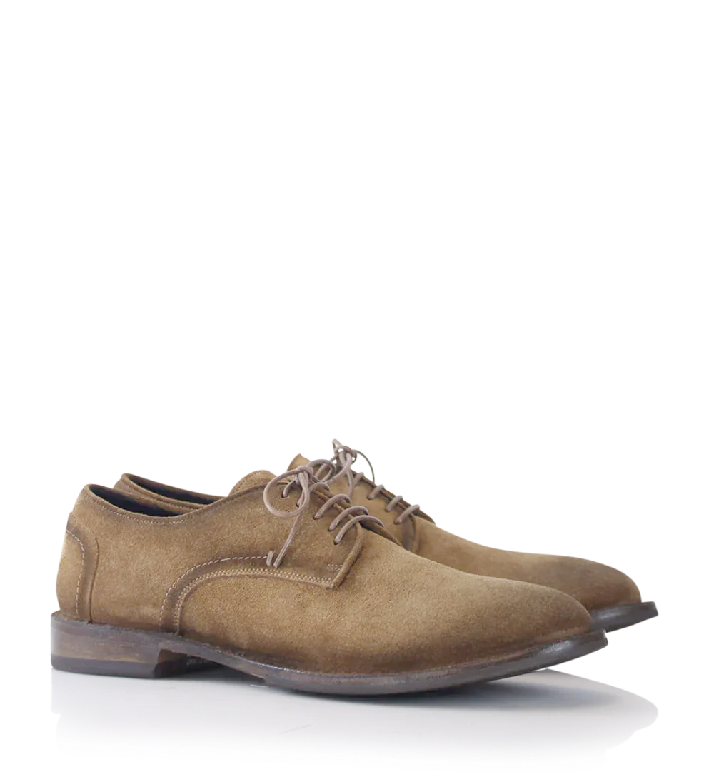 Santino snøresko, rust ruskind