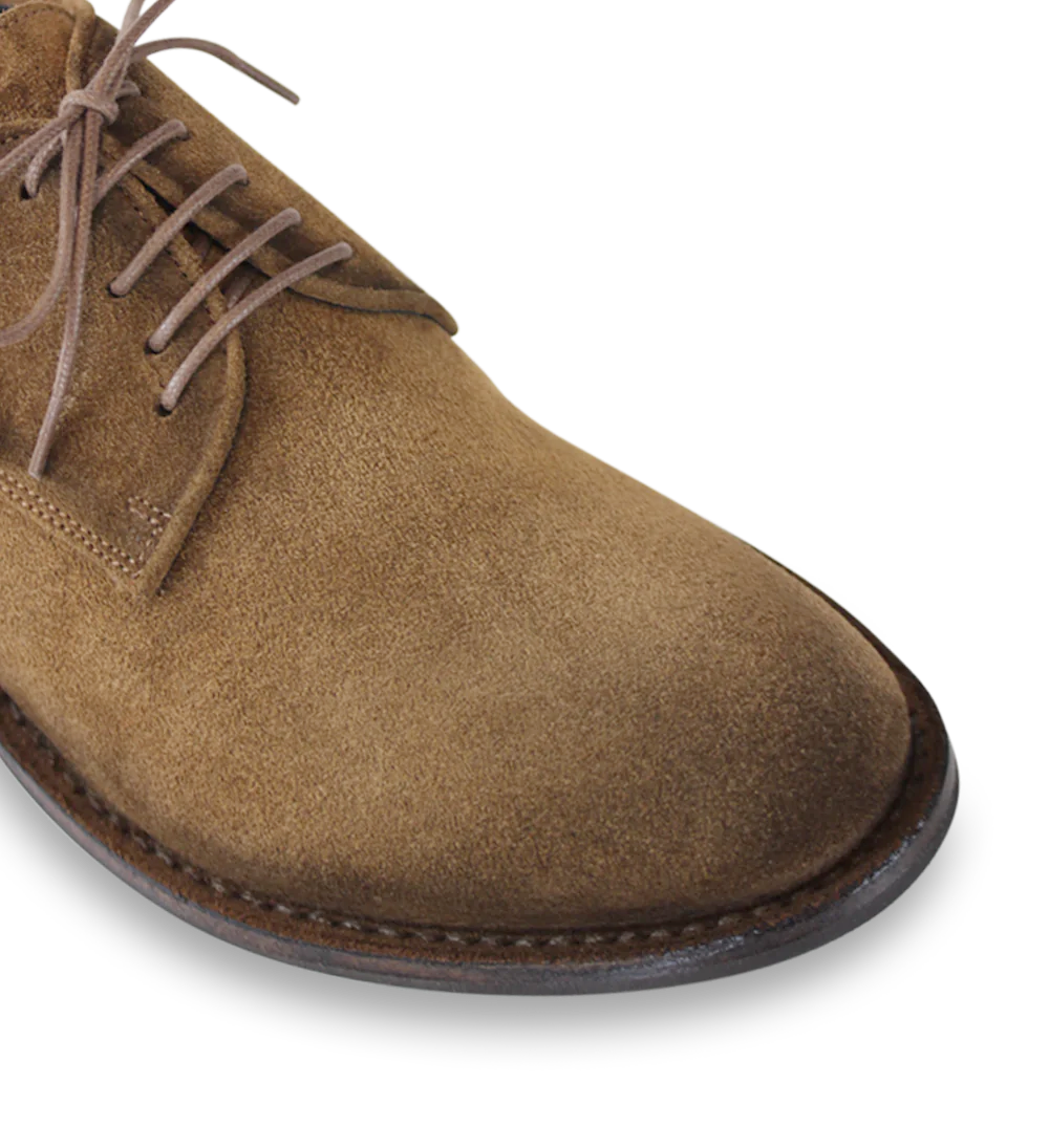 Santino snøresko, rust ruskind