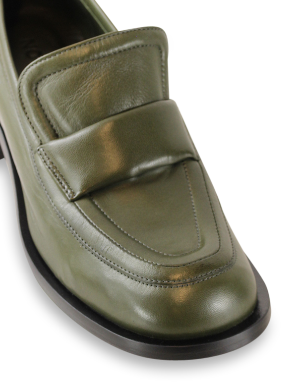 Vera loafers, olive læder